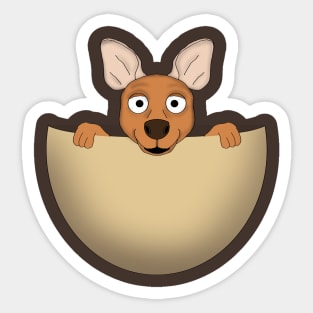 Kangaroo Pouch Sticker